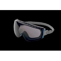 Honeywell S39611C Uvex Stealth Chemical Splash Impact Goggles With Teal And Gray Frame, Gray Uvextreme Anti-Fog Lens And Neopren